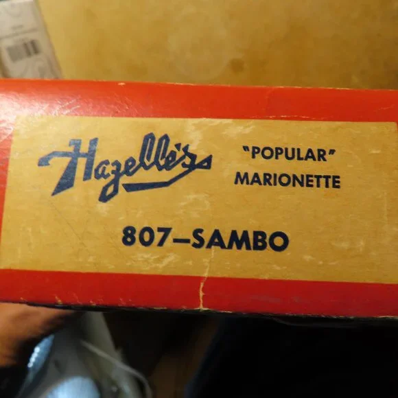 Hazelle's Popular Marionettes; 807-Sambo; Original Box